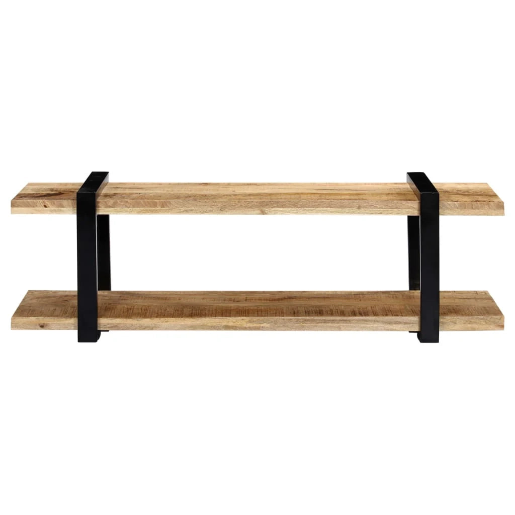 Pratico mobile porta TV/credenza di design 130 cm legno massello di mango 2502035