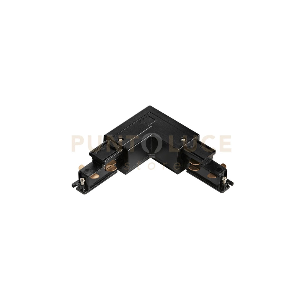 LED-RAIL-L-SX-DA-NER CONNESSIONE AD L SINISTRA PER BINARIO TRIFASE RAIL NERO DALI 11,2X411,2CM
