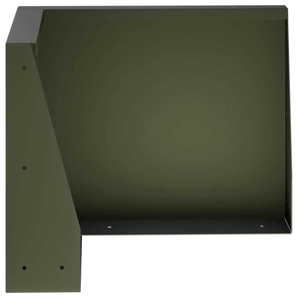 Muro di contenimento 50 x 50 x 50 cm Acciaio Verde Oliva 8015233