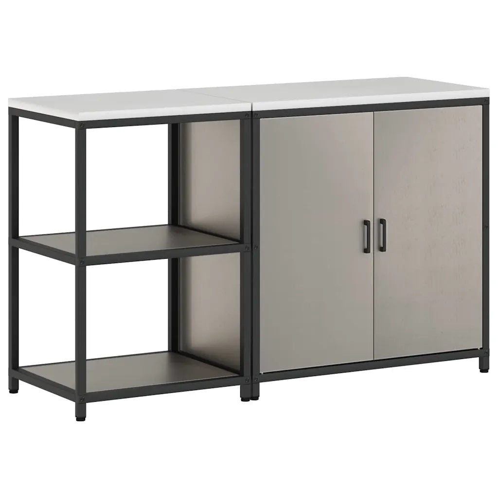 Set di Stoccaggio per Cucina con lo scaffale 2 pcs Ruggine 3392686