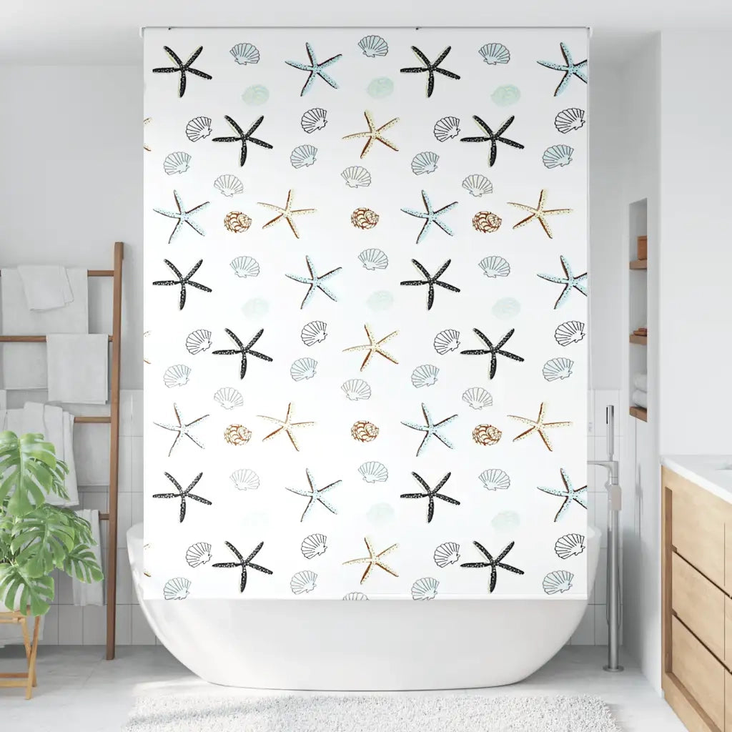 vidaXL Tenda a Rullo Doccia 150x240 cm Larghezza Tessuto 146 cm
