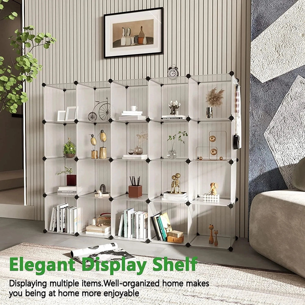Trade Shop - Organizzatore Modulare A Cubi Organizer Ripiani Scaffali Mobiletto Per Armadio Libreria -