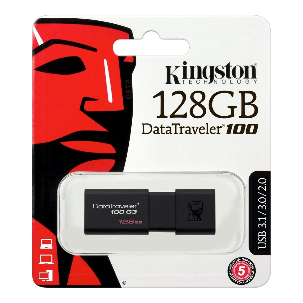 Chiavetta USB 128GB KINGSTON DataTraveler G4 USB 3.1 Gen 1 (USB 3.0)