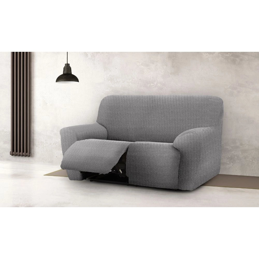 Copridivano recliner 2 posti grigio Jaz 150-200