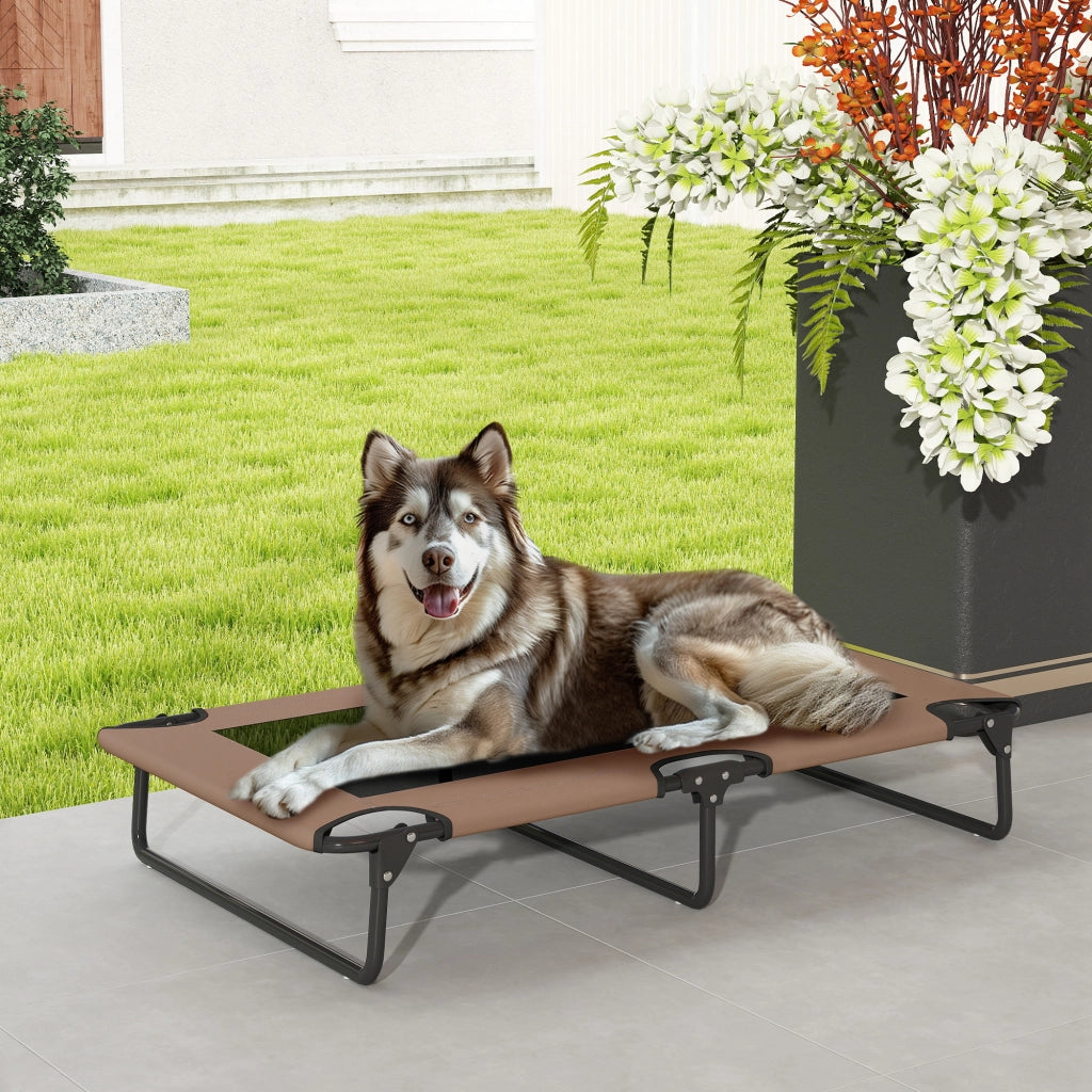 Letto per cani rialzato portatile con rete traspirante ¨C Minimal ¨C 100x75x25 cm