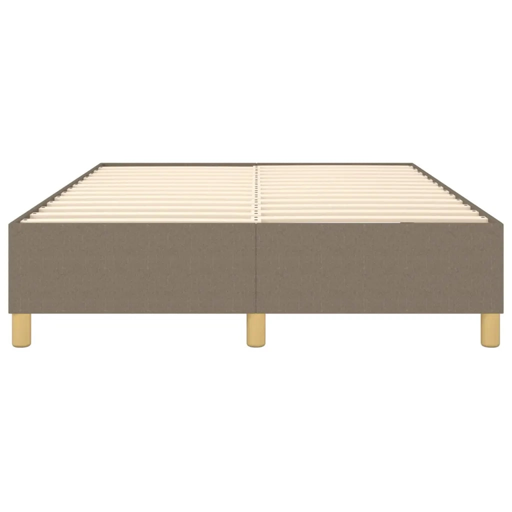 Struttura Letto a Rete a Molle Tortora 140x200 cm in Tessuto 3120965