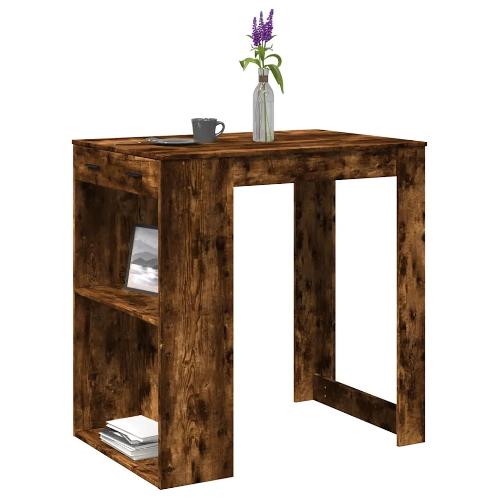 Tavolo Bar Rovere Artigianale 102x70x103,5 cm in Truciolato 3309325
