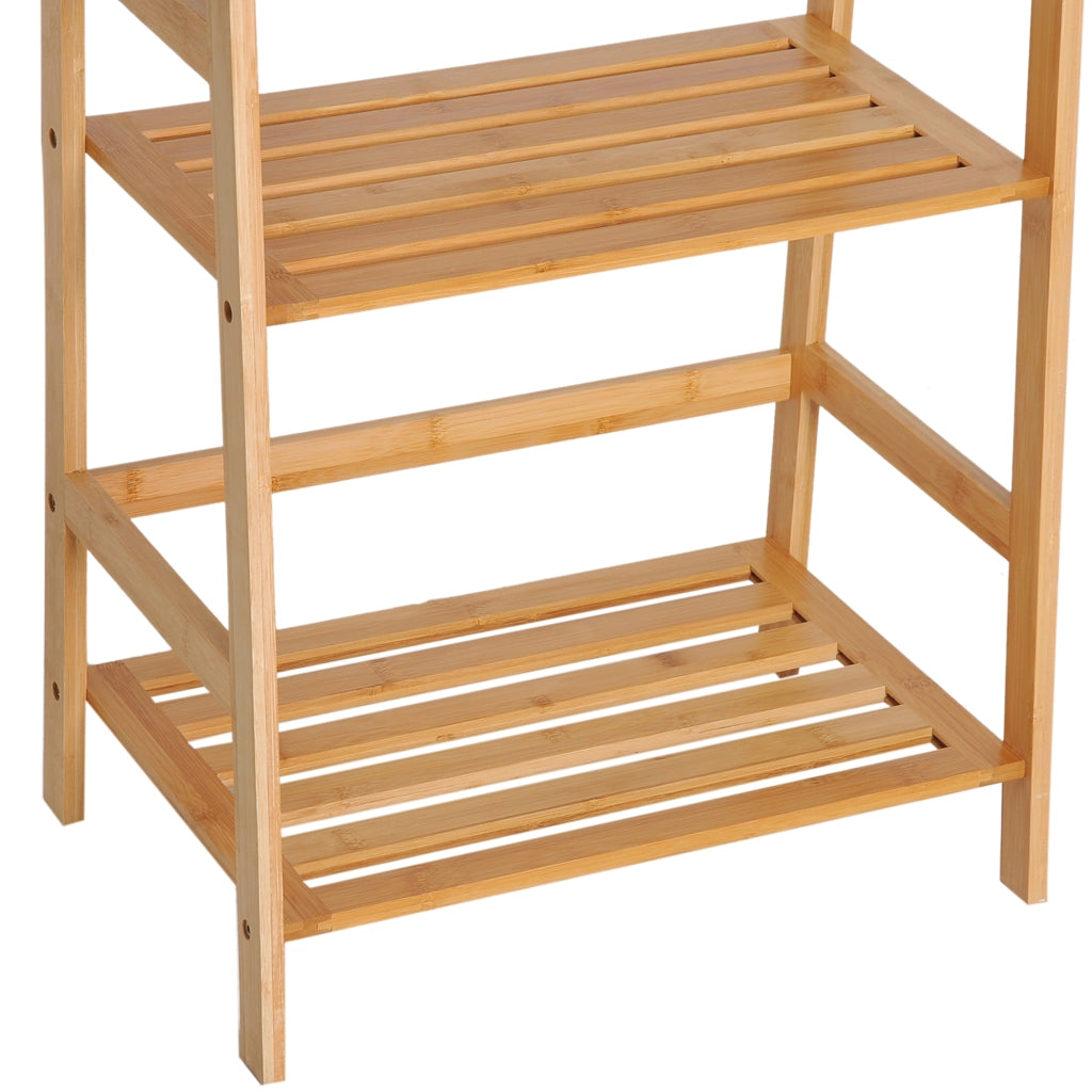 Libreria a scala 4 livelli in bambu' ¨C Zephmum ¨C 48x31,5x120 cm