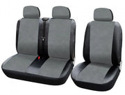 Coprisedili per furgoni 2 + 1 protezioni poliestere grigio e nero 19_0001023