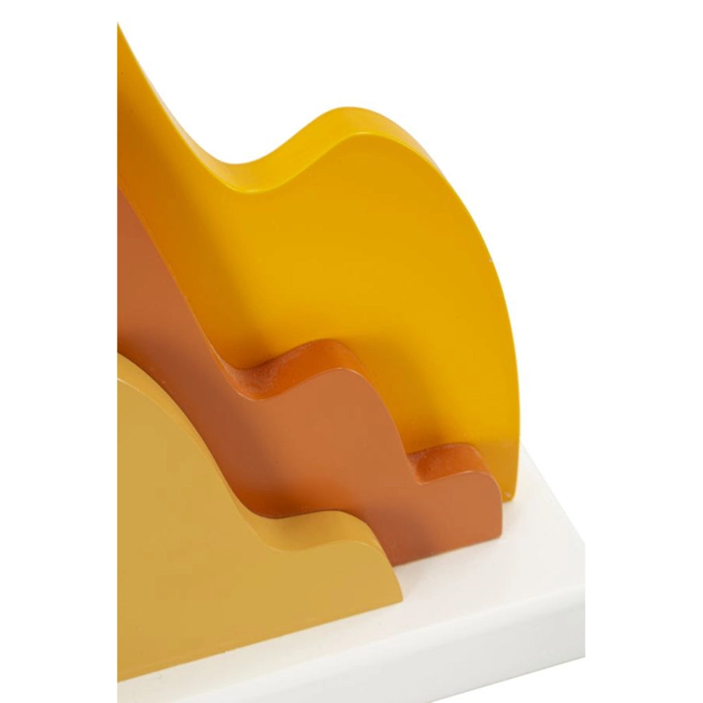 Lampada da Tavolo VKH121, Arancione, Metallo, 30x30x57 cm
