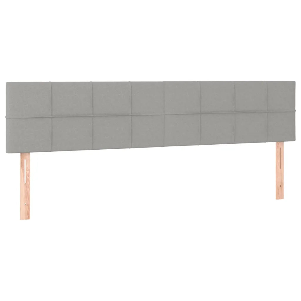 Giroletto senza Materasso Grigio Chiaro 120x190 cm in Tessuto