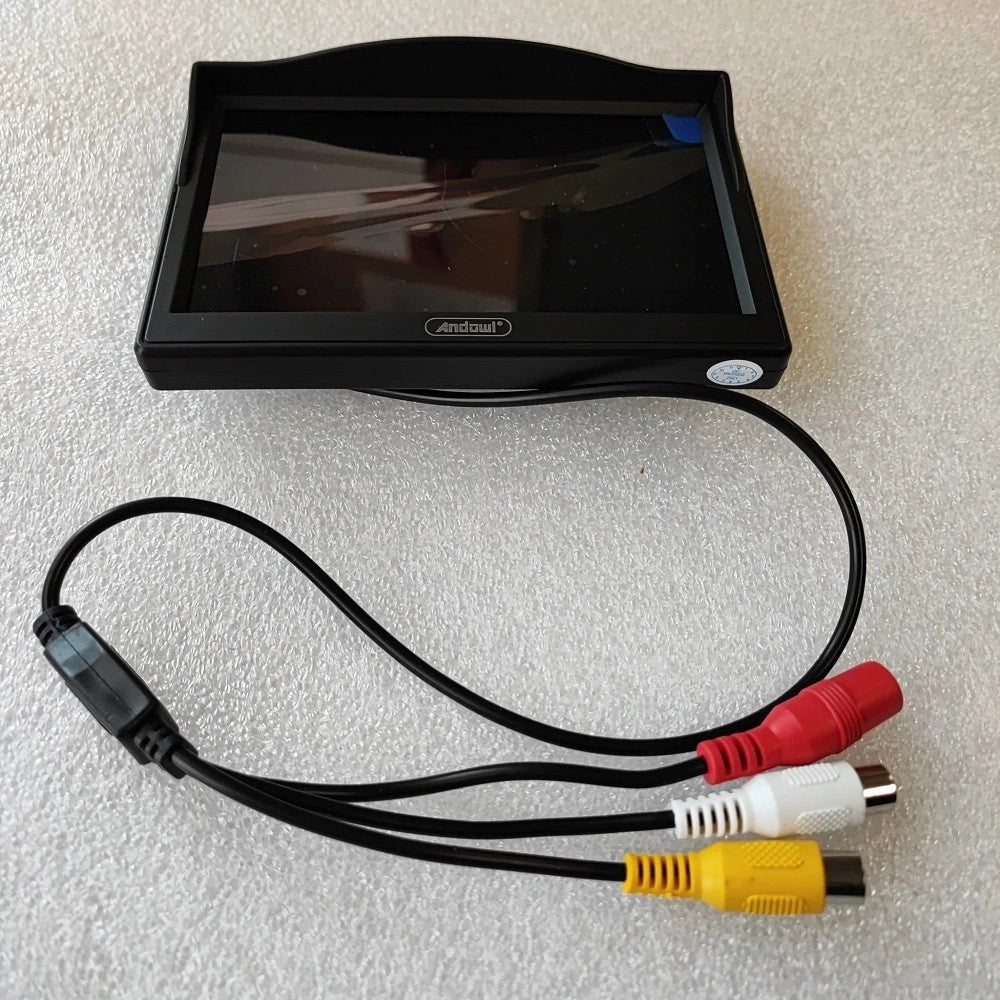Trade Shop - Monitor Per Auto Suv Camioncino Q-ca901 Da 5" Hd Av A Colori Tft-lcd Telecamera -