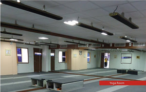 Pannello Radiante Riscaldante Industriale ad Infrarossi 200x18,9x6,7 cm 4000W Sined  Nero