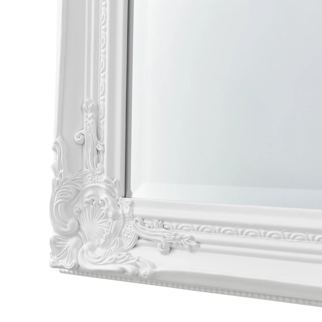 Specchio da parete 132 x 42 x 3,5 cm bianco 03_0007907