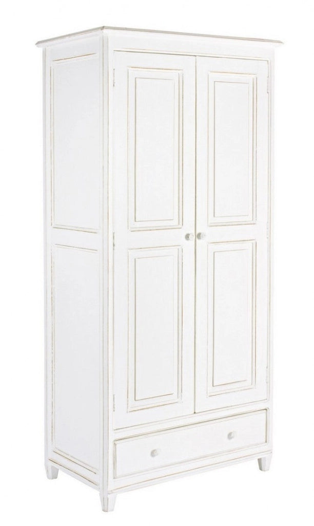 Mobile Armadio 90x55x190 cm 2 Ante 1 Cassetto Colette