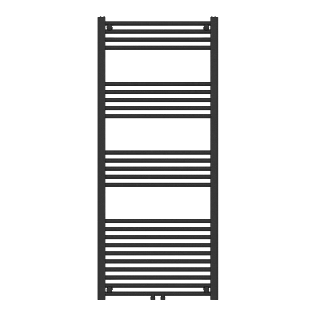 Scaldasalviette da Parete Voss 140 x 60 cm Nero [neu.haus]
