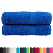 vidaXL Asciugamani da Doccia SOLUND 2 pz Blu 70x140 cm 600gsm