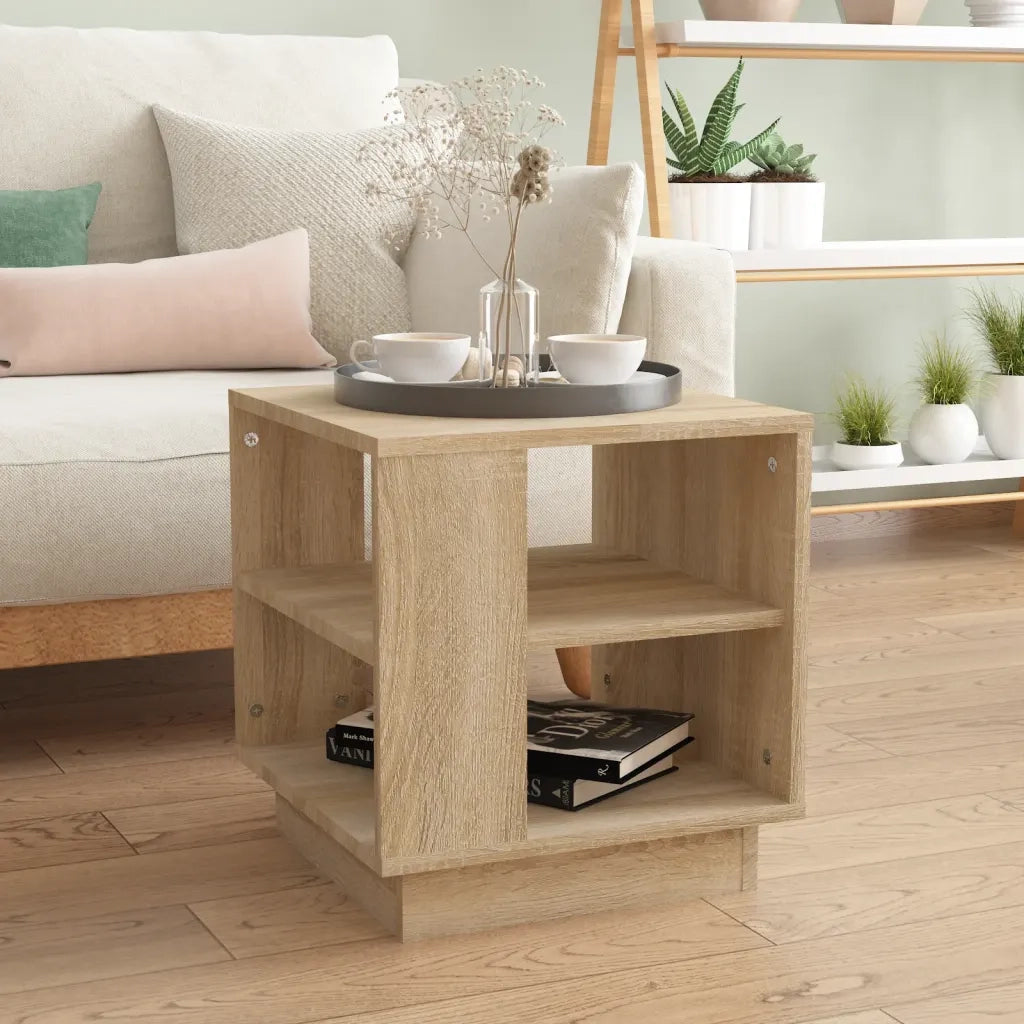 Tavolino da salotto | Tavolino da caff¨¨ | Tavolino da Soggiorno Rovere Sonoma 40x40x43 cm Legno Multistrato