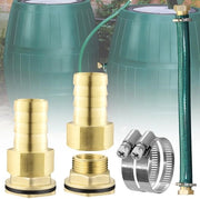 Regolatore di livello per tubi 3/4 pollici - Kit di connessione - Incluso 2 valvole di scarico - Tubo in rame/PVC/acero inossidabile - Lunghezza 100 cm - 2 morsetti di tubo - Connessione di scarico per tubi