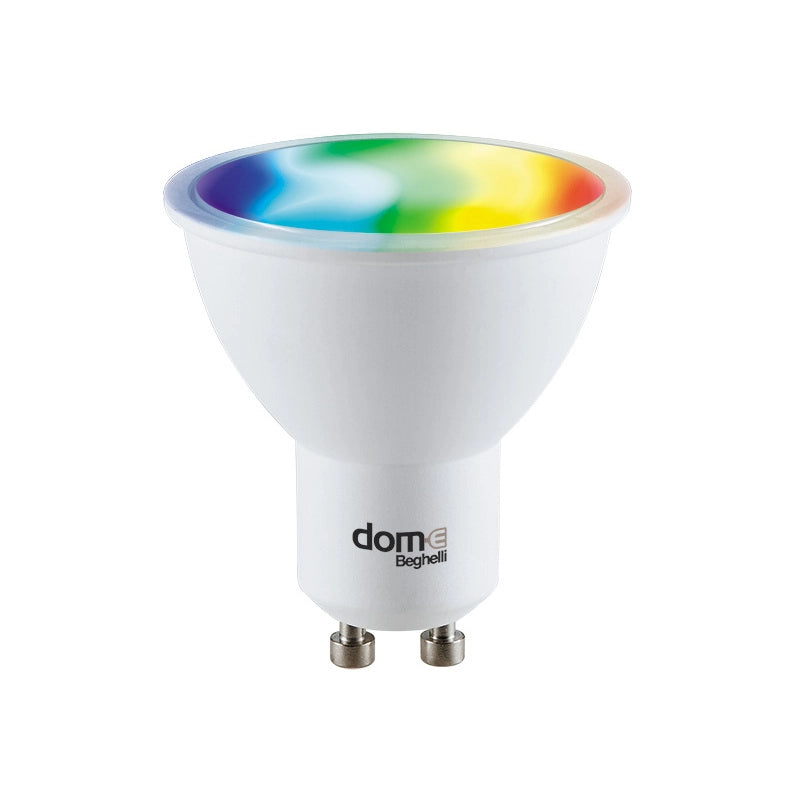 Beghelli LAMPADA LED GU10 5W RGB - 2700 - 6500K WIFI DOM-E