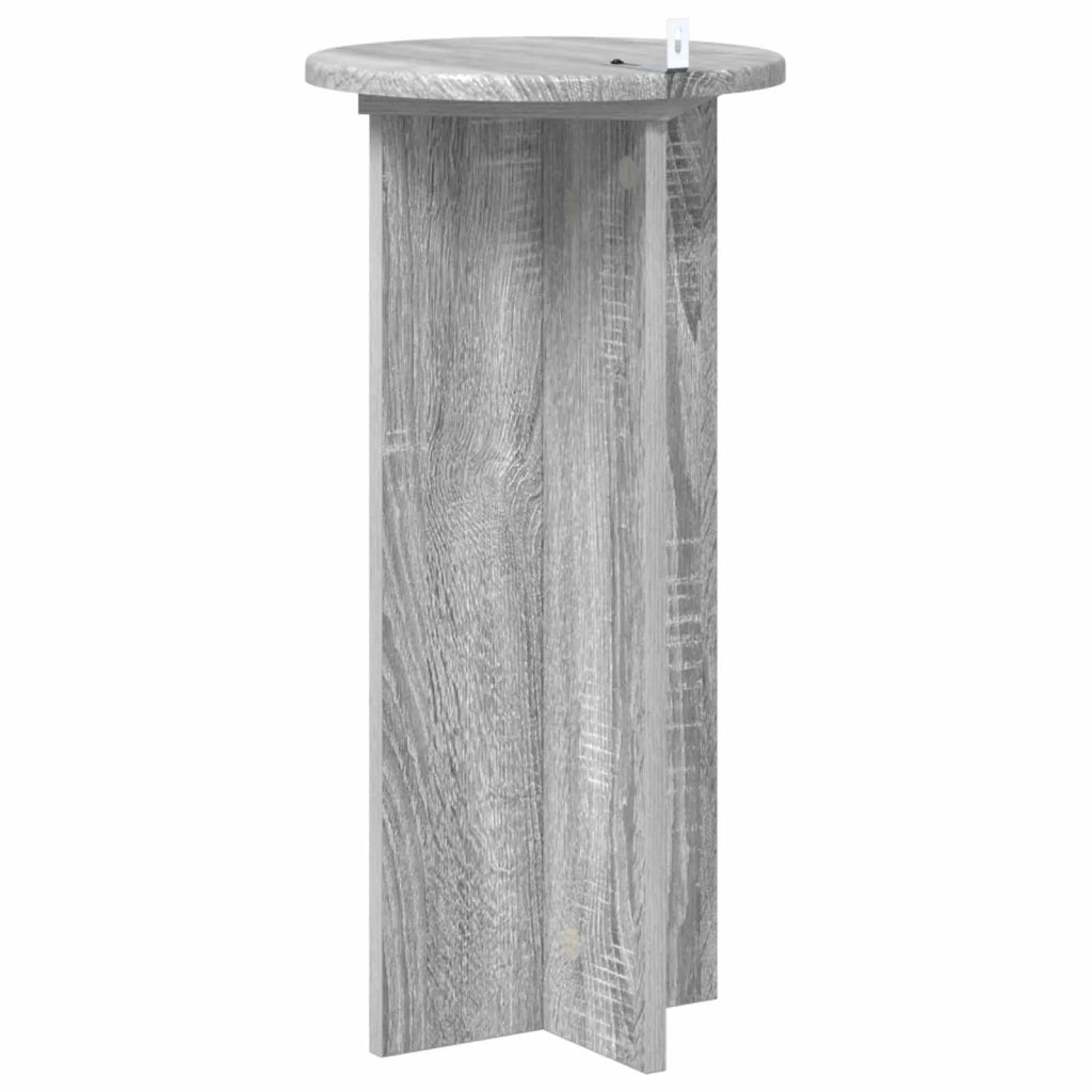 Supporto per piante 2 pcs Grigio Sonoma 29,5 x 29,5 x 60 cm