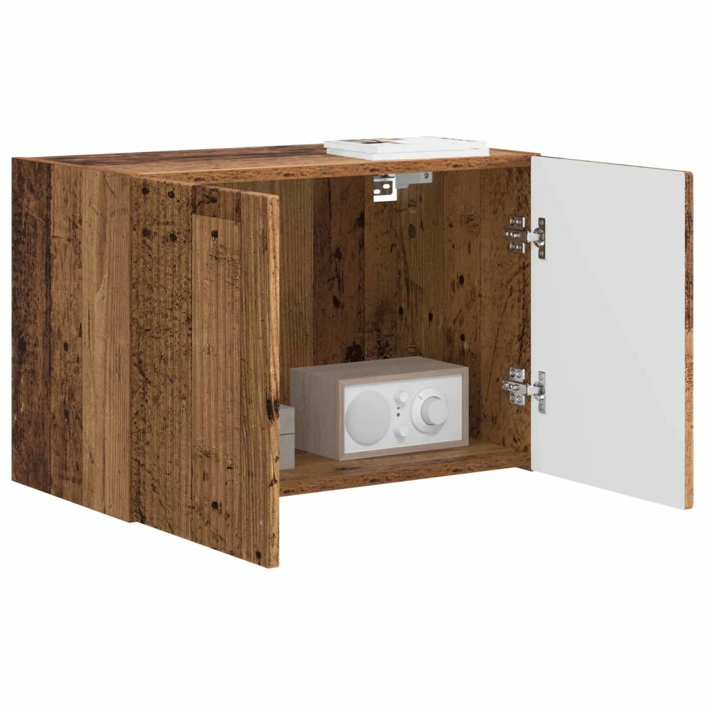 Mobile TV da parete Legno vecchio 59,5 x 31 x 40 cm 892345