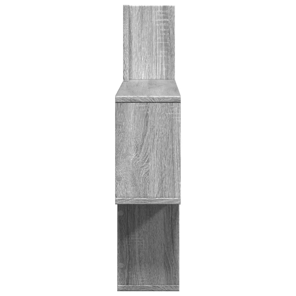 Scaffale a Muro Grigio Sonoma 100x15x70 cm in Truciolato 853196