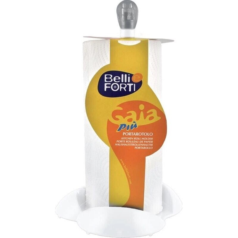 GAIA PORTA ROTOLO DA CUCINA IN PLASTICA DI COLORE BIANCO