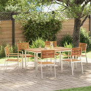 Set da Pranzo per Giardino 7 pcs Legno di Acacia Massello 3334776