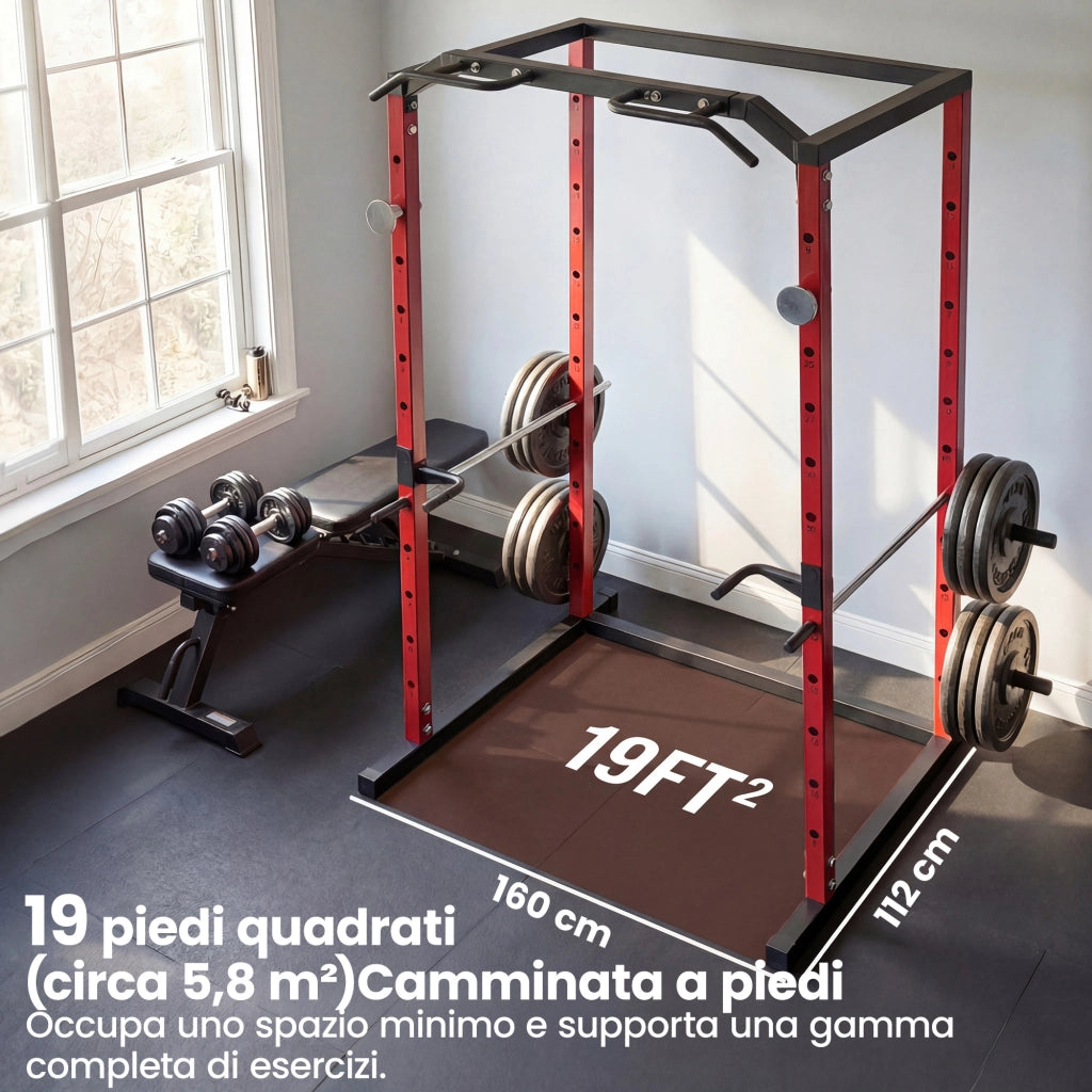 Power Cage, Rack Regolabile con Capacit¨¤ di 460KG