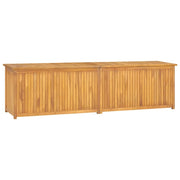 Baule da giardino 200 x 50 x 55 cm in legno massello di teak 02_0012990