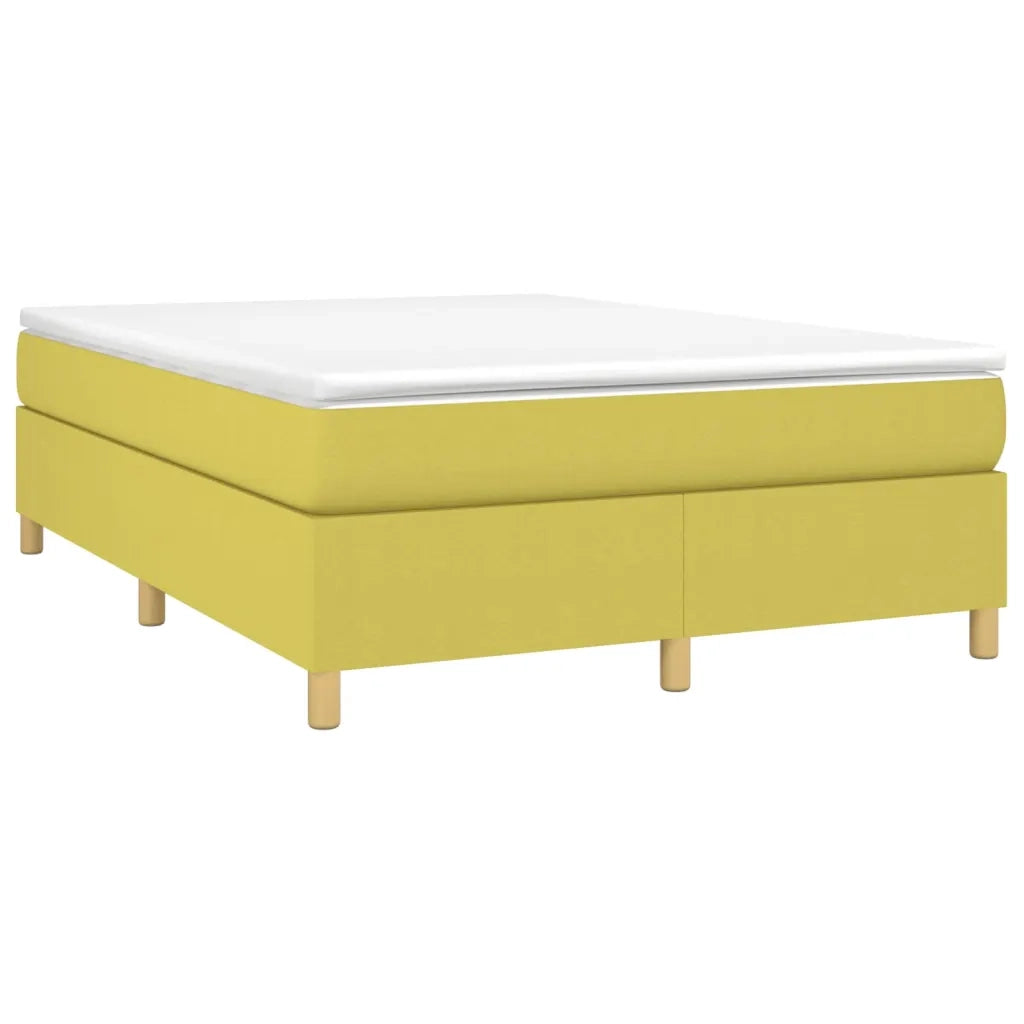 Struttura Letto a Rete a Molle Verde 140x200 cm in Tessuto 3120968