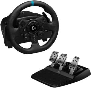 Logitech g g923 nero usb sterzo + pedali pc, playstation 4 - 941 000149