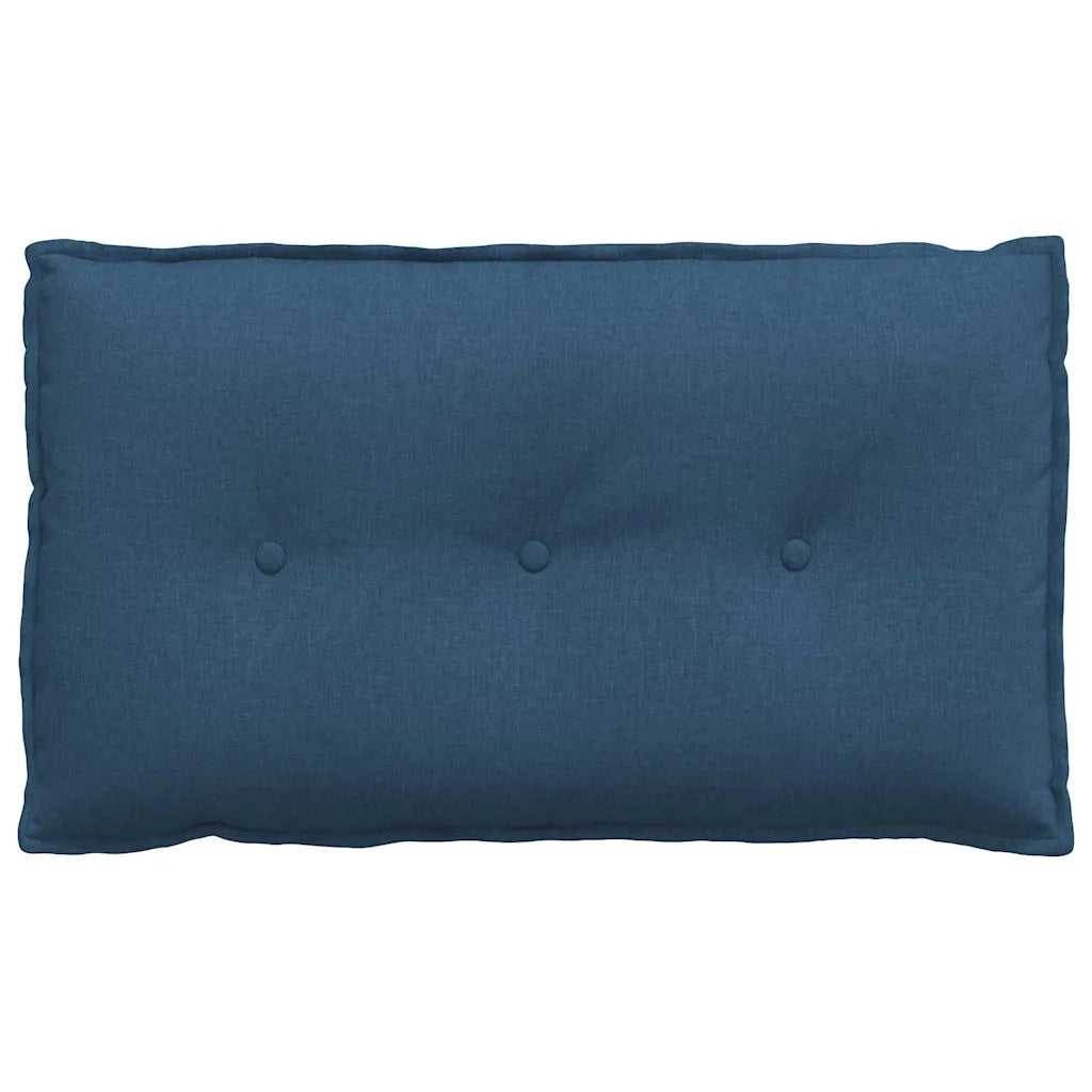 Cuscino per Schiena | Cuscino dorsale Blu 80 x 19 x 50 cm Tessuto