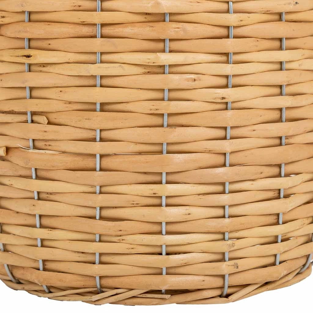 Vaso in vimini marrone d21x29h