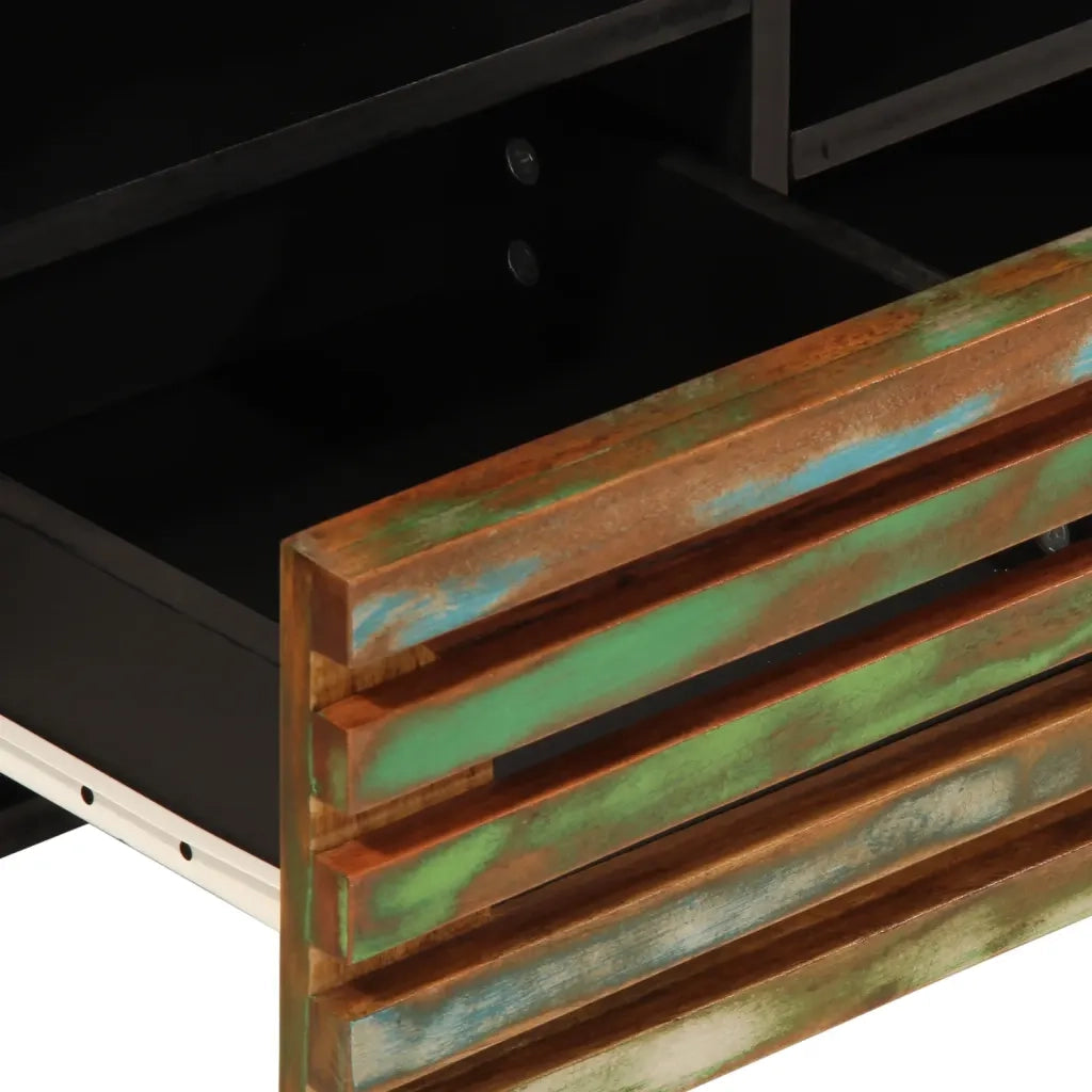 Mobile Porta TV 100x34x46 cm in Legno Massello di Acacia