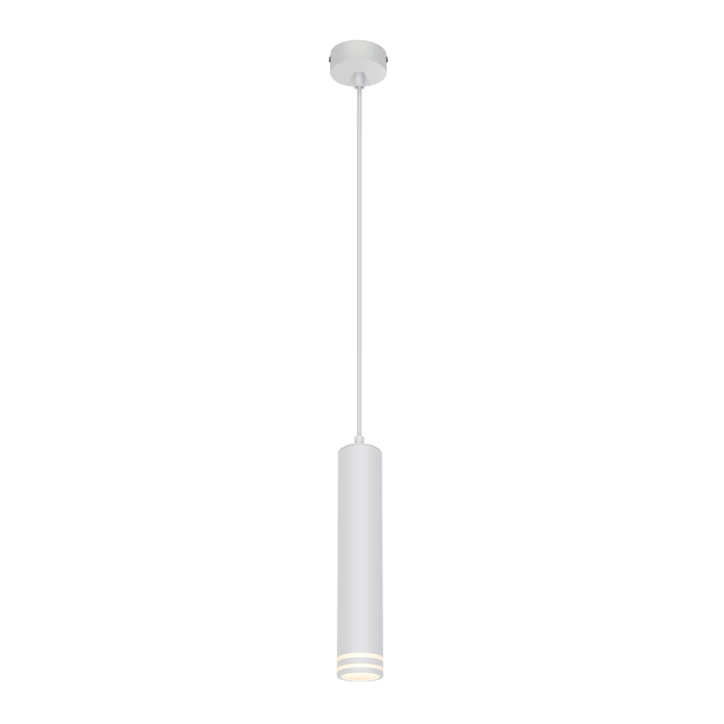 Lampada a sospensione ZMH GU10 Cilindro 1 luce bianco moderno per cucina Camera da letto Soggiorno