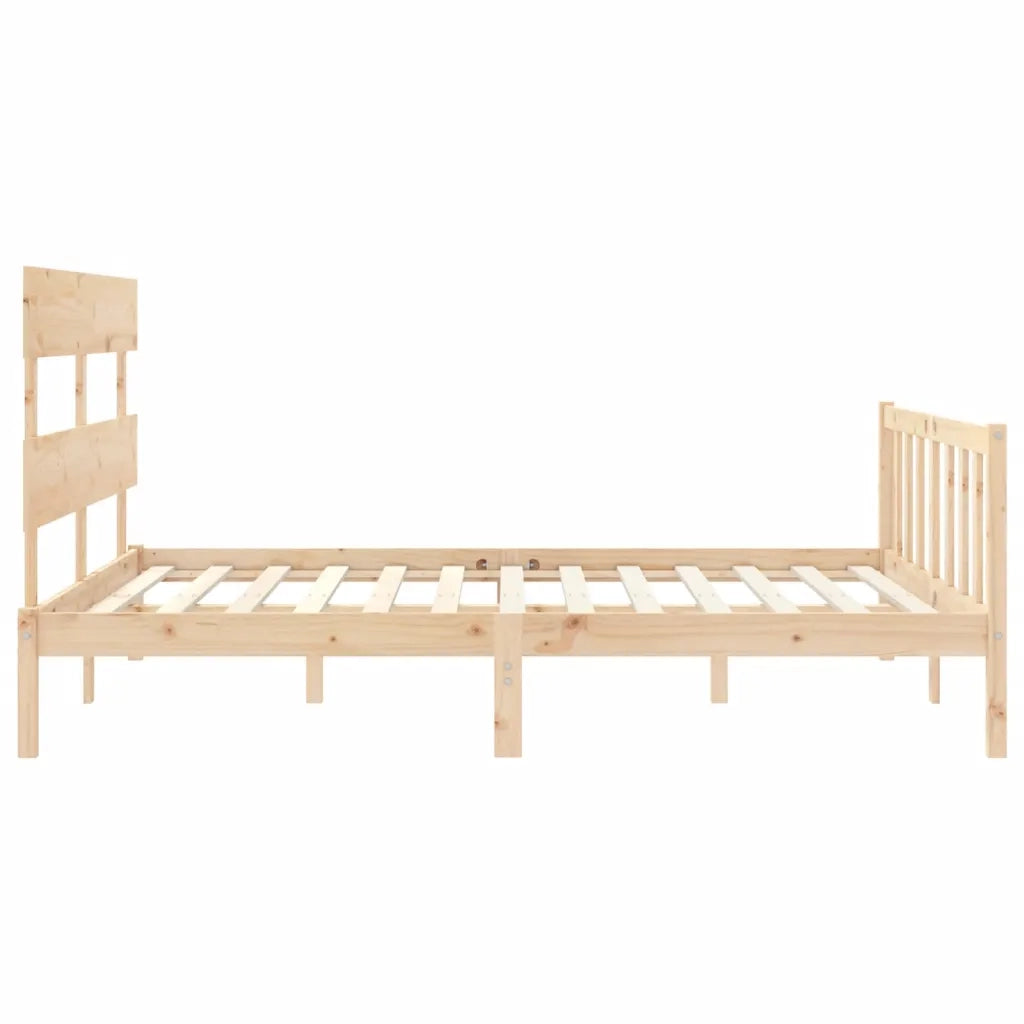 Giroletto senza Materasso 160x200 cm in Legno Massello di Pino 3193281