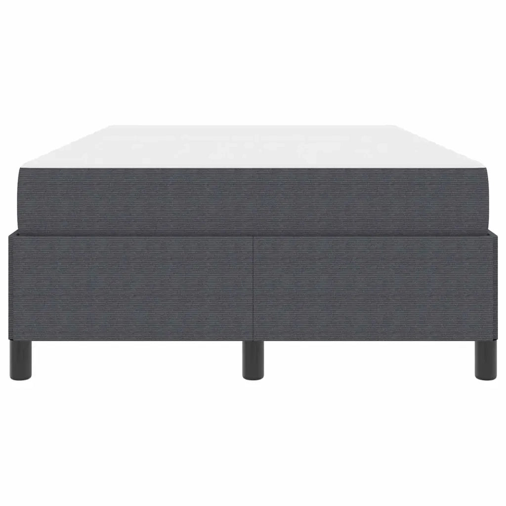 vidaXL Struttura del letto Grigio scuro 120 x 190 cm