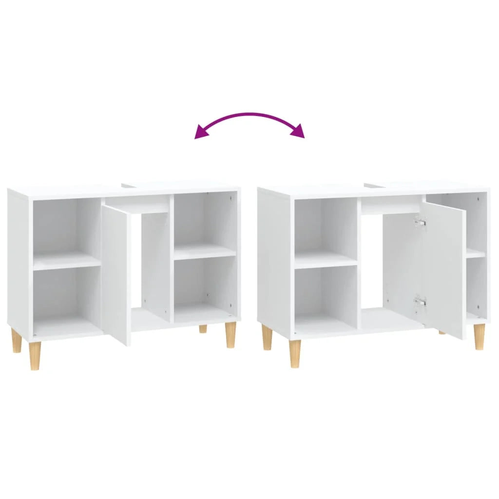 Mobile lavabo 80 x 33 x 60 cm in legno laccato bianco 02_0006809