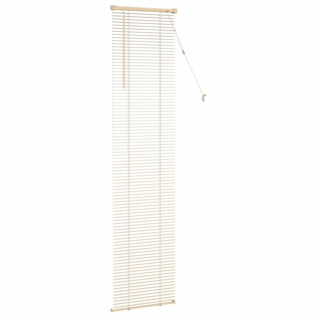 Tenda Veneziana Marrone Chiaro con Motivo 213 x 60 cm 25 mm PVC