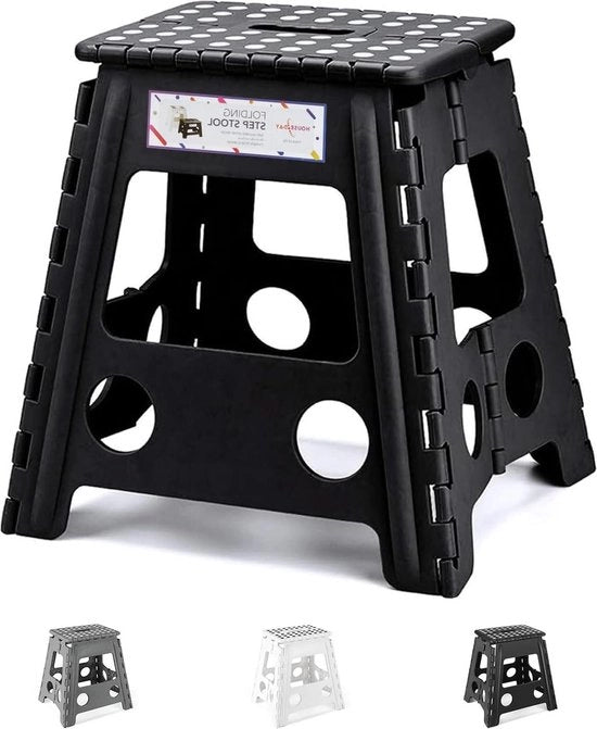 Opstapkruk Opvougbare 16 pollici (40 cm) - Grande Cucina - Credenza Opvougbile Spaziale - Per Bambini e Adulti - Sedia - Sedia in Plastica Duratura - Opvougbile Robusta