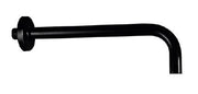 Braccio doccia Nero Opaco Tondo Diametro 20 mm Lunghezza 30 cm