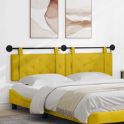 Testiera sospesa Con luce LED Giallo Velluto