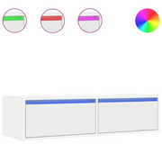 Mobile TV | Armadietto TV | Mobile Porta TV con Luci LED Bianco 100X35,5x25 cm