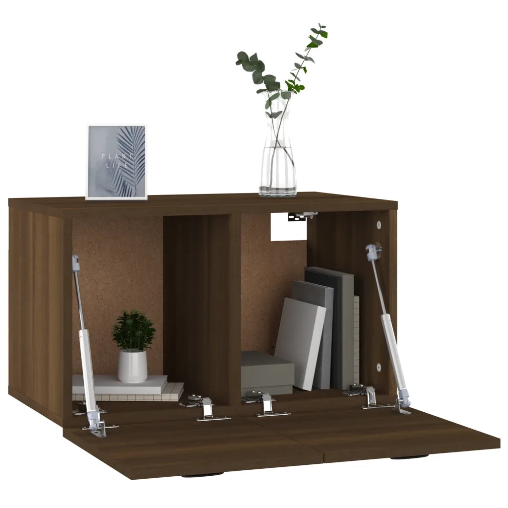 Armadietto a Muro Rovere Marrone 60x36,5x35 Legno Multistrato 817602