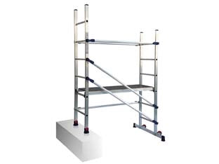 TRABATTELLO P6 IN ALLUMINIO  cm.146x89x189h., piano lavoro cm.90h., Kg.14,6    FACAL