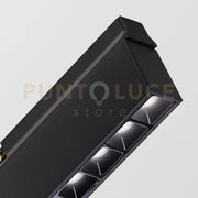 STICK ELEMENTO ILLUMINANTE PER SISTEMA BINARIO 48V LED SMD BRIDGELUX 8 W 40° 830 lm 2700 K NERO
