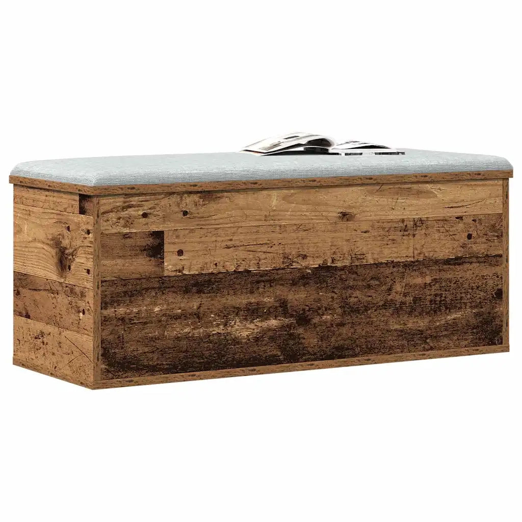 Scatola di Stoccaggio Legno vecchio 90 x 35 x 35 cm 868711