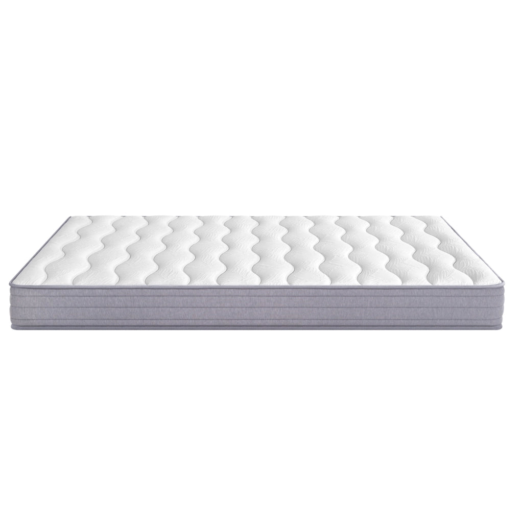 Letto imbottito 90x200 cm in lino beige con luce LED, porta USB e contenitore idraulico